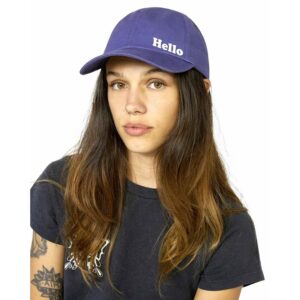 Exceptional Plain Printed Unisex Cap - Blue (ZS-2263429)
