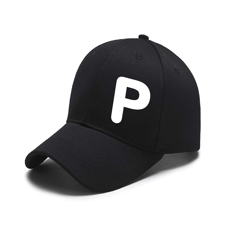 Unisex-Solid-P-Printed-Cotton-Cap-Black.jpg