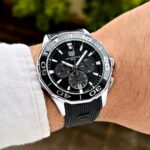 Men's Tag Heauer Watch Full Black Chronograph Working (SG55)