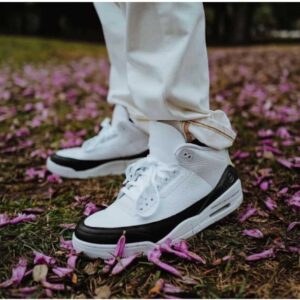 Branded Air Retro 3 Black Sneakers