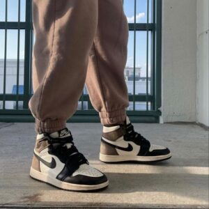 Branded Air 1 Mocha Long Sneakers
