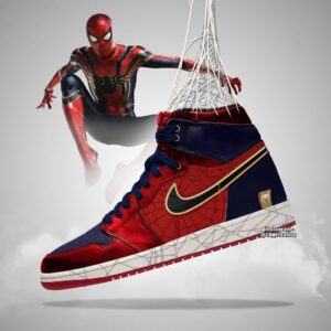 Branded Air 1 Spider Man Long Sneakers