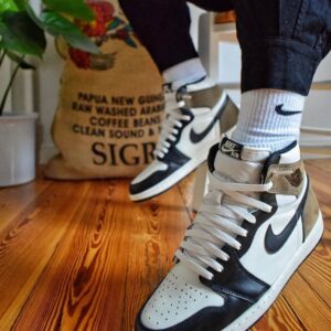 Branded Air 1 Mocha Long Sneakers