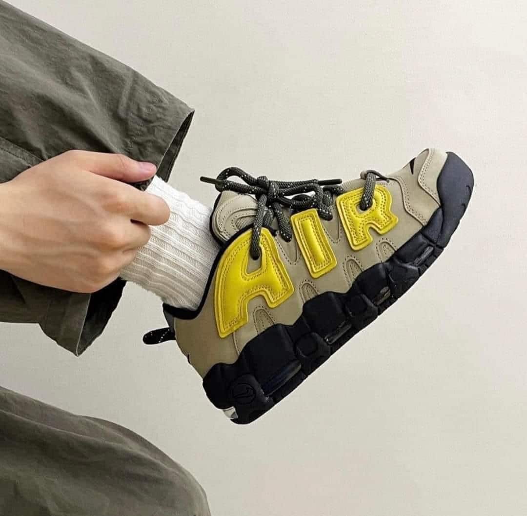 uptempo yellow and black