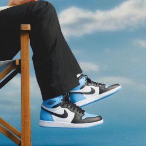 Branded Air 1 Unc Toe Long Sneakers