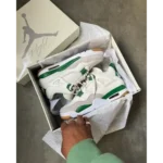 First Copy Air Jordan Retro 4 Pine Green Shoes For Men (SOS2801)