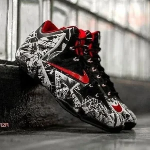 Luxurious Lebron 12 Graffiti Shoes For Men With Brand Box (SUP5657)