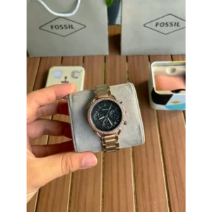 Trendy Fossil Watch For Women (SOS556)