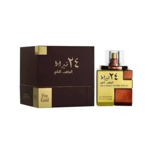 Lattafa 24 Carat Pure Gold Eau De Perfume Unisex 100ml Made in UAE (IC371)