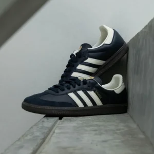 Luxurious Adidas Samba Og Night Navy Shoes For Men With Brand Box (SUP5666)