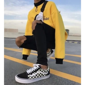 Premium Vans Old Skool Checkerboard Shoes For Men (HOF878)