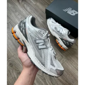 Premium New Balance 1906r Silver Orange Shoes For Men (SW6706)