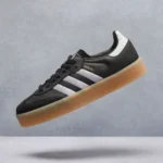 First Copy Adidas Samba Gum Sole Black Shoes For Men (SOS2814)