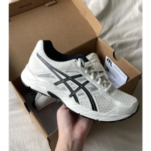 Imported Asiccs Gel Contend 4 Cream Black Shoes For Men (SOS2815)