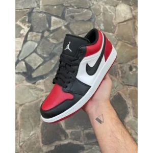 Classy Nike Air Jordan 1 Low Bred Toe Shoes For Men (SW6239)