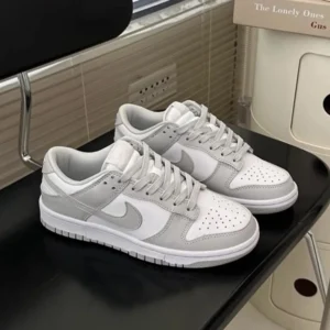Classy Nike Sb Dunk Fog Grey Shoes For Men (SHH07848)