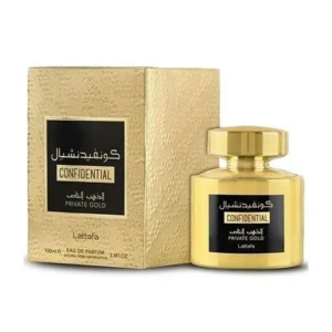Lattafa Confidential Private Gold Orignal Eau de Parfum 100ml (IC364)