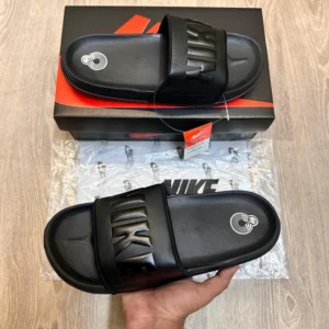Trendy Nike Offcourt Black Flip Flops For Men (BH979)