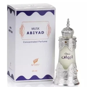 Afnan Musk Abiyad 20ml Imported Attar Concentrated Perfume oil (IC307)