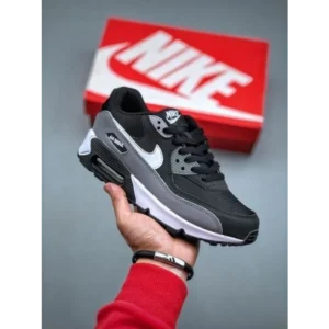 Imported Nike Air Max 90 Essential Black White Shoes For Men (SOS2833)