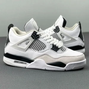 Premium Nike Air Jordan Retro 4 Military Black Shoes For Men (HOF836)