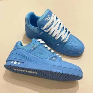 Premium Louis Vuitton Trainer Royal Blue Shoes For Men (BME58)