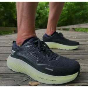 Premium Skechers Go Run Max Road Black Shoes For Men (BME35)