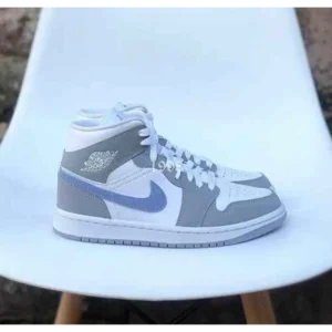 Premium Air Jordan Retro 1 Wolf Grey Shoes For Men (BME161)