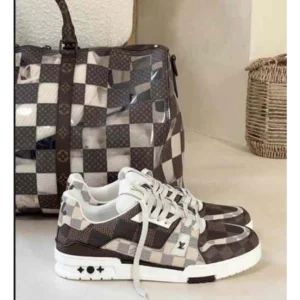 Stylish Louis Vuitton Damier Brown 54 Shoes For Men (BME188)