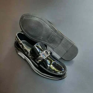 Stylish Louis Vuitton Loafer Black Lv 7 100 For Men (BME220)