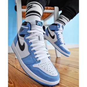 Classy Nike Air Jordan 1 Retro High Blue University Shoes For Men (S1H57)