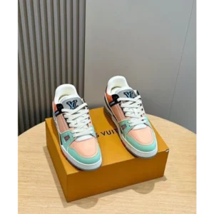 Trendy Louis Vuitton Trainers Multi Orange Shoes For Men (SFS1629)