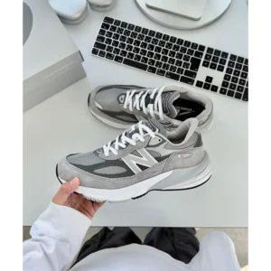 Trendy New Balance 990 V6 Classic Grey Reflective Shoes For Men (SOH353)