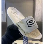 Luxurious Skechers Logo S Hyper Burst Soft Slides For Men (FF513)