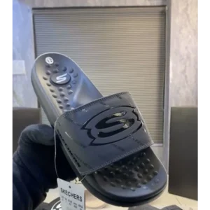 Luxurious Skechers Logo S Hyper Burst Soft Slide For Men (SIG741)