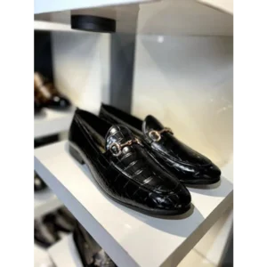 Trendy Gucci Black Loafers For Men (FF562)