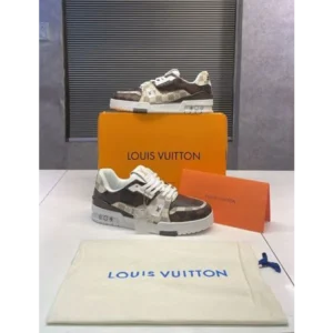 Trendy Louis Vuitton Damier Brown 54 Shoes For Men (FF589)