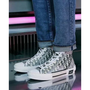 Trendy Dior B23 Oblique High White Shoes For Men (FF622)