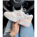 Trendy New Balance 550 White Pink Shoes For Women (FF737)