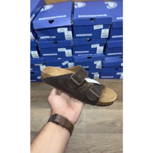 Luxurious Birkenstock Arizona Brown Suede Shoes (SFS1983)
