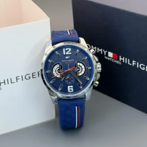Tommy Hilfiger Silver Blue First Copy