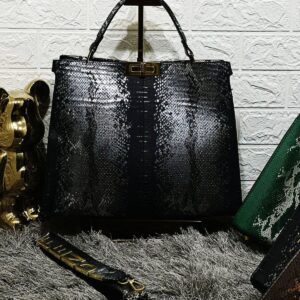 New Fendi Croco Snake Peekaboo Tote Bags