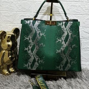 New Fendi Croco Snake Peekaboo Tote Bags