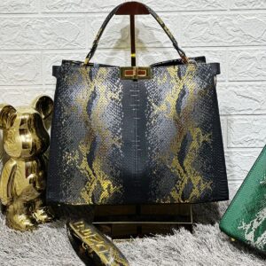 New Fendi Croco Snake Peekaboo Tote Bags