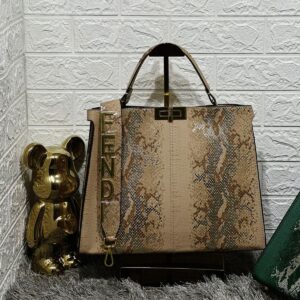 New Fendi Croco Snake Peekaboo Tote Bags