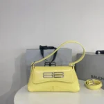 XX Flap Yellow Shoulder Bag With Box