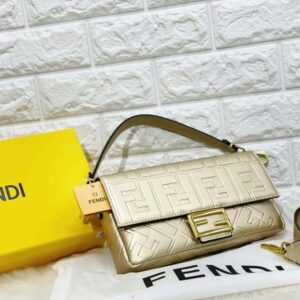 Fendi Roma Totes in Town Golden