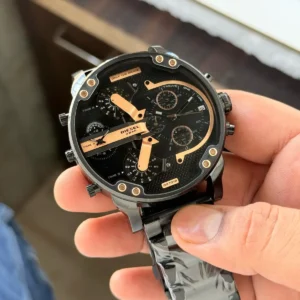 Diesel Big Daddy Black Rose Gold