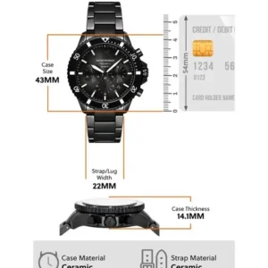 Emporio Armani AR70010 Chronograph Black