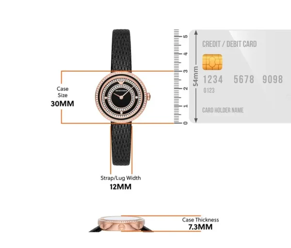 Emporio Armani Quartz Black Watch